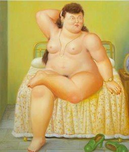 botero_xx_woman_on_a_bed_1995_